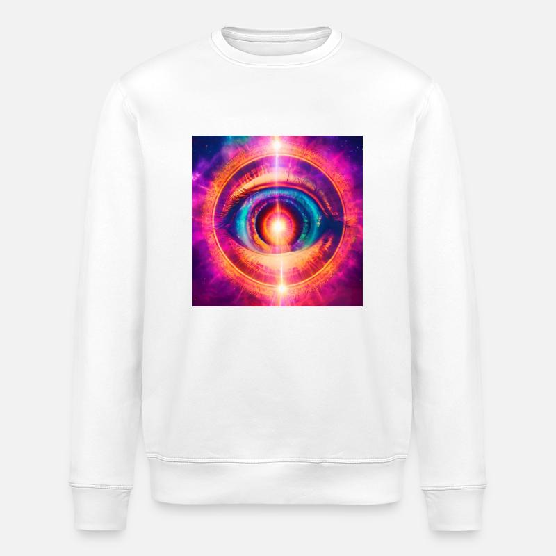 Spiritualité de l’espace - Sweat bio ROLLER Stanley/Stella Unisexe - blanc