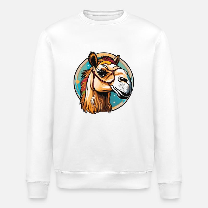 Kamel - Stanley/Stella Unisex Bio-Sweatshirt ROLLER - Weiß