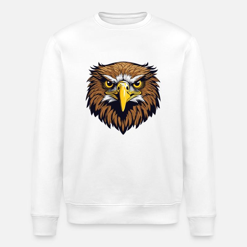 Aigle royal - Sweat bio ROLLER Stanley/Stella Unisexe - blanc