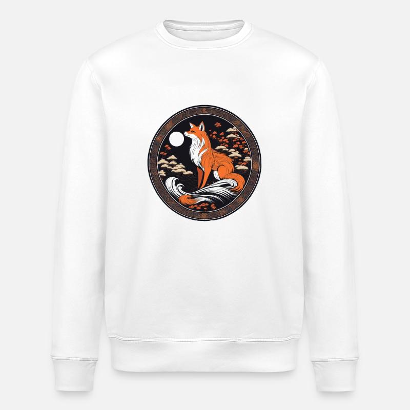 Le Renard - Sweat bio ROLLER Stanley/Stella Unisexe - blanc