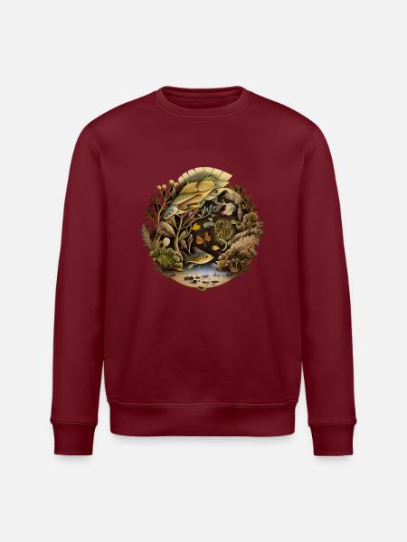 Mein eigener Ozean - Stanley/Stella Unisex Bio-Sweatshirt ROLLER - Weiß