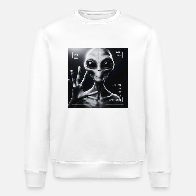 Astronomie - Stanley/Stella Unisex Bio-Sweatshirt ROLLER - Weiß