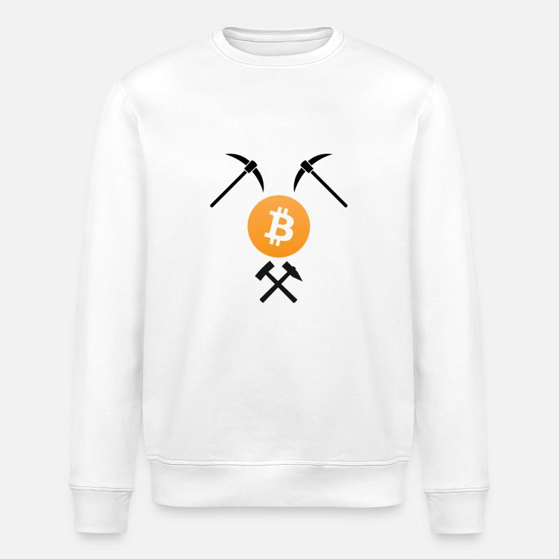 Minage de bitcoins - Sweat bio ROLLER Stanley/Stella Unisexe - blanc