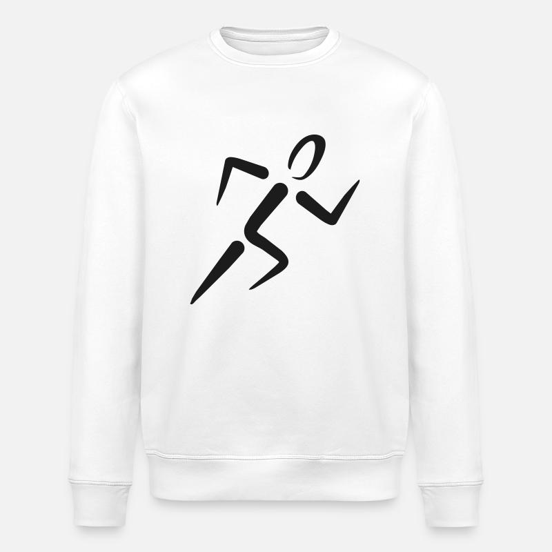 Courir - Sweat bio ROLLER Stanley/Stella Unisexe - blanc