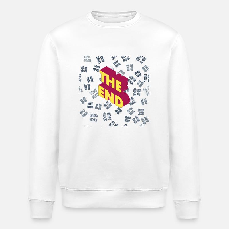 DAS ENDE - Stanley/Stella Unisex Bio-Sweatshirt ROLLER - Weiß