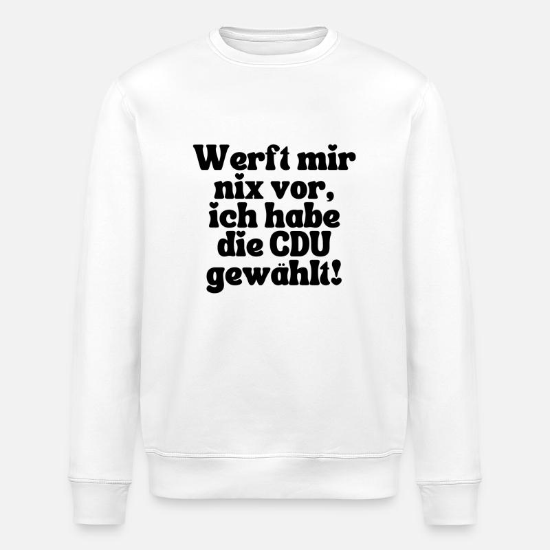 CDU - Stanley/Stella Unisex Bio-Sweatshirt ROLLER - Weiß