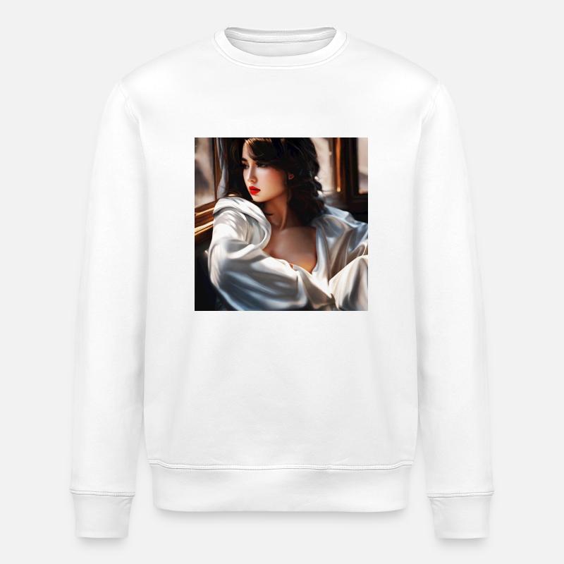 Dame - Sweat bio ROLLER Stanley/Stella Unisexe - blanc