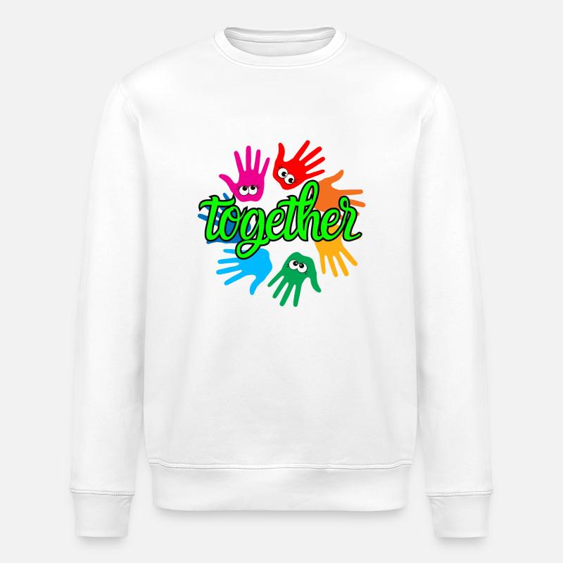 together - Stanley/Stella Unisex Bio-Sweatshirt ROLLER - Weiß