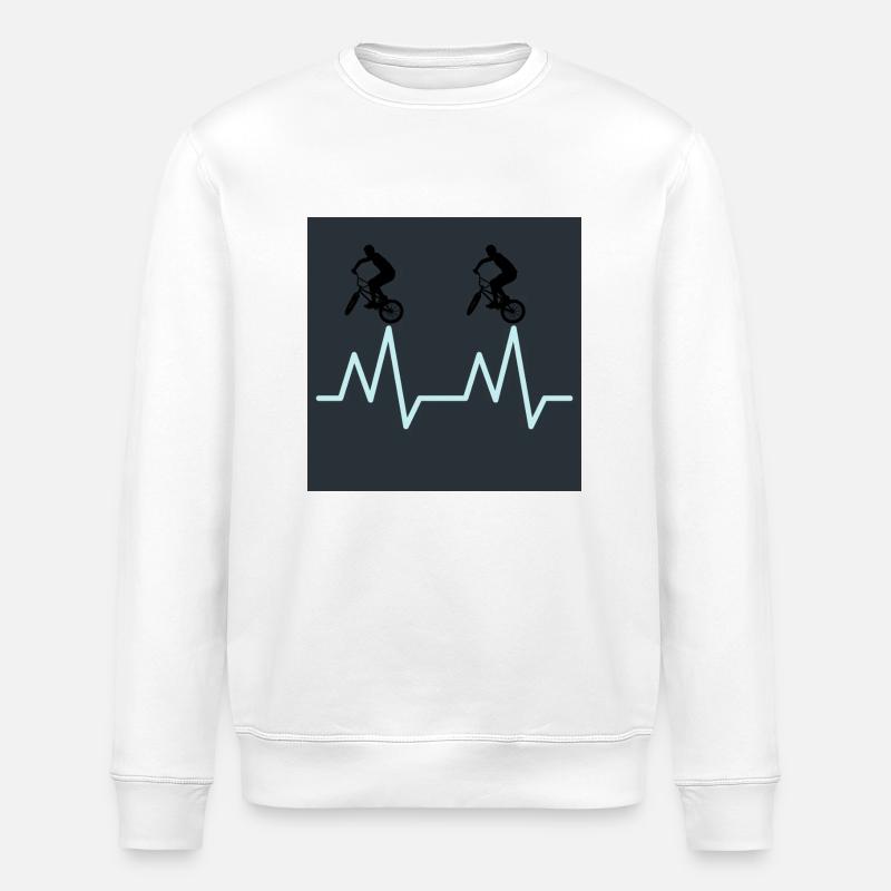 Le BMX - Sweat bio ROLLER Stanley/Stella Unisexe - blanc