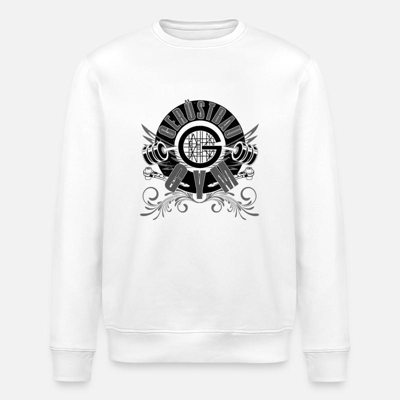 gerüstgym grau - Stanley/Stella Unisex Bio-Sweatshirt ROLLER - Weiß
