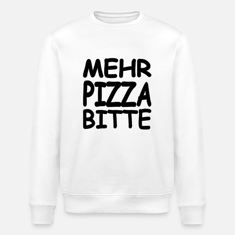 Pizza - Sweat bio ROLLER Stanley/Stella Unisexe - blanc