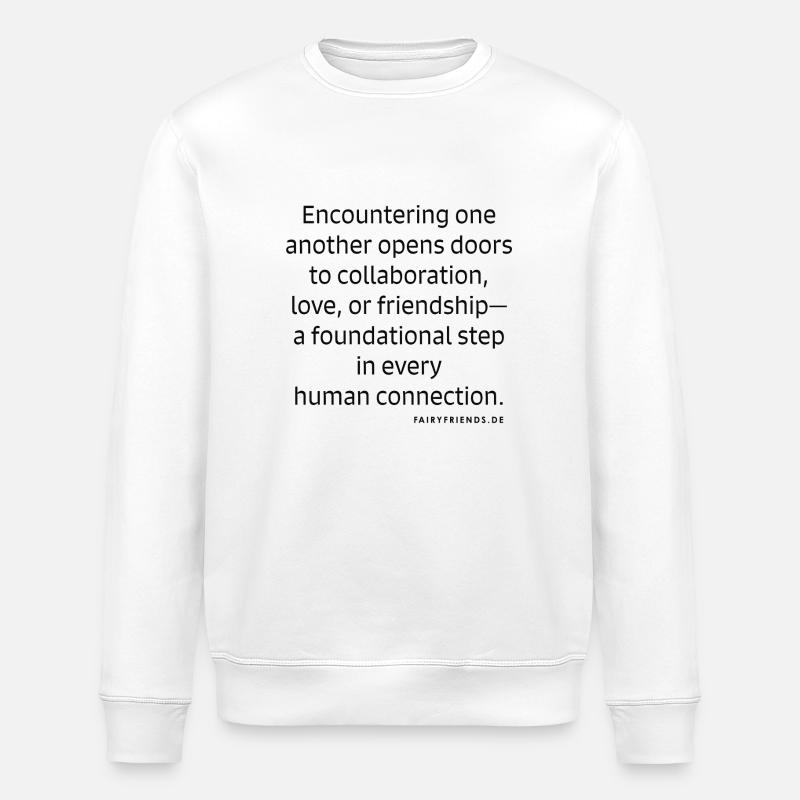 Encounter black - Stanley/Stella Unisex Bio-Sweatshirt ROLLER - Weiß