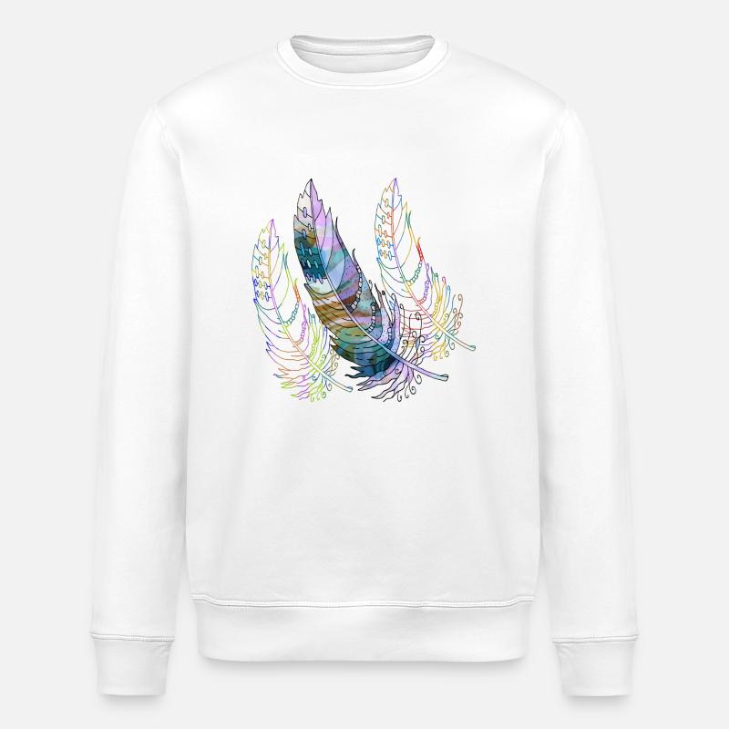 Feder - Stanley/Stella Unisex Bio-Sweatshirt ROLLER - Weiß