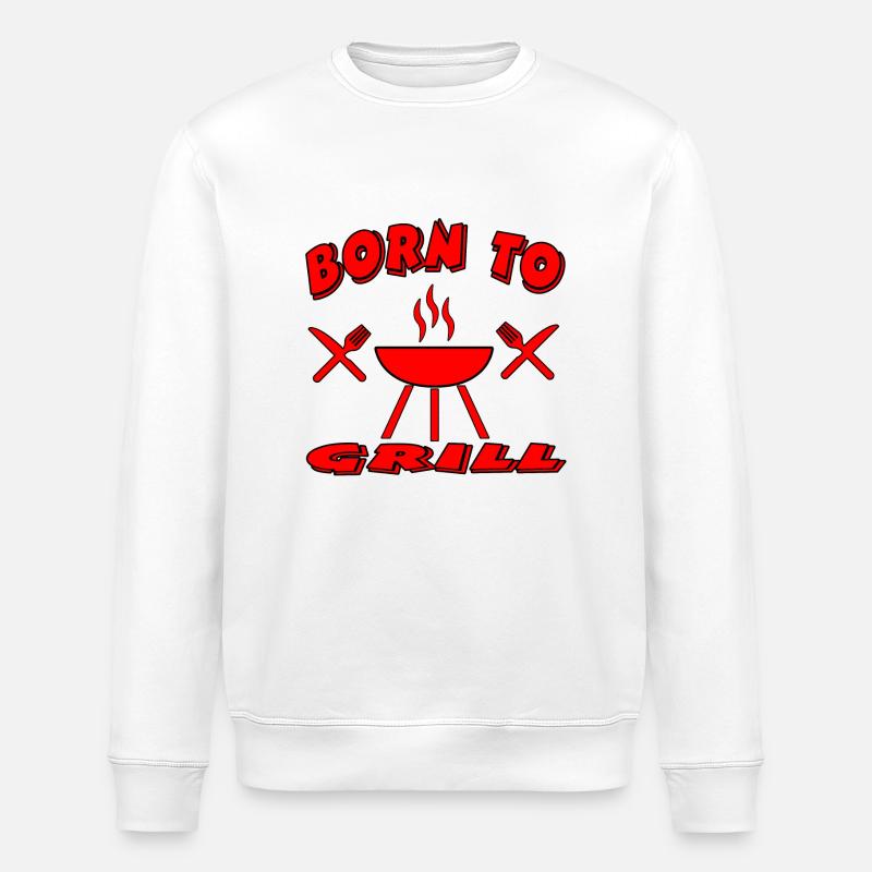 Griller - Sweat bio ROLLER Stanley/Stella Unisexe - blanc