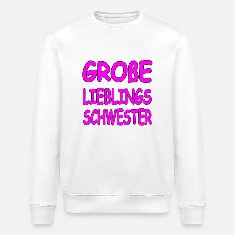 Schwester - Stanley/Stella Unisex Bio-Sweatshirt ROLLER - Weiß