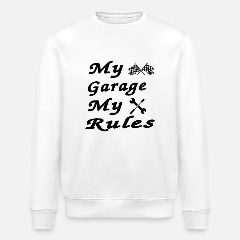 Garage - Sweat bio ROLLER Stanley/Stella Unisexe - blanc