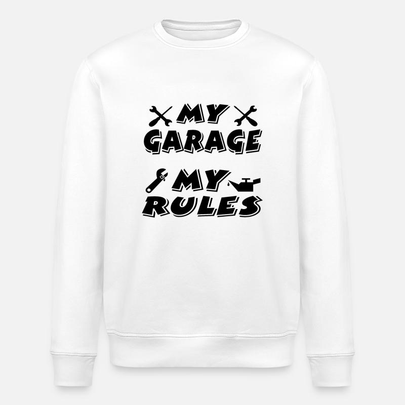 Garage - Sweat bio ROLLER Stanley/Stella Unisexe - blanc