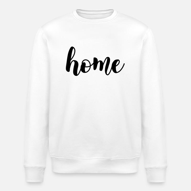 Home-Beschriftung - Stanley/Stella Unisex Bio-Sweatshirt ROLLER - Weiß