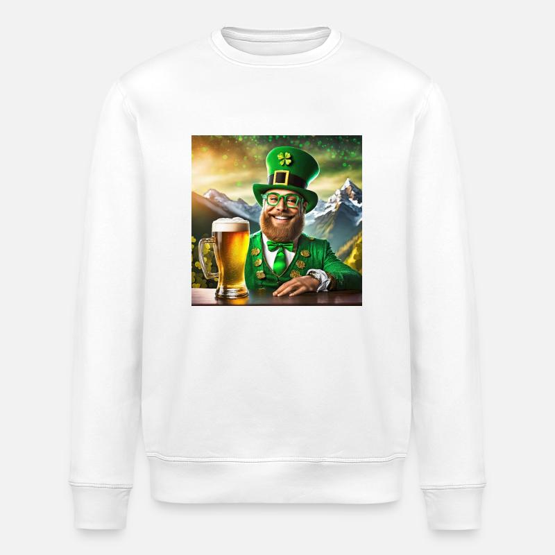saint patrick - Sweat bio ROLLER Stanley/Stella Unisexe - blanc