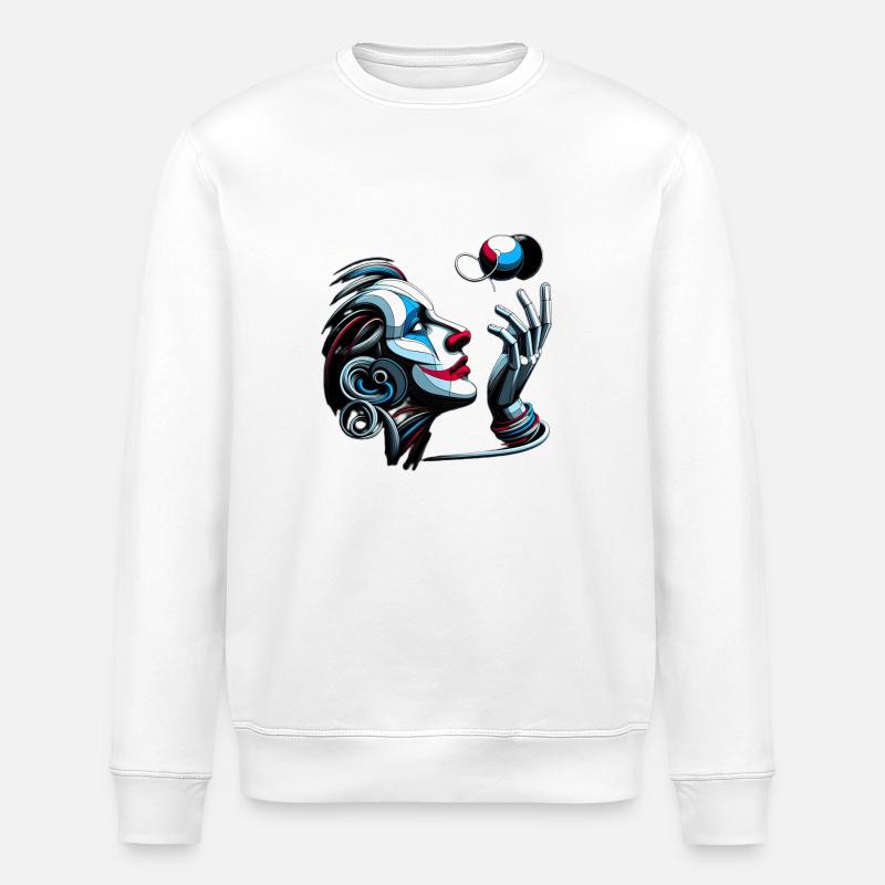 Trickster | Archetyp - Stanley/Stella Unisex Bio-Sweatshirt ROLLER - Weiß