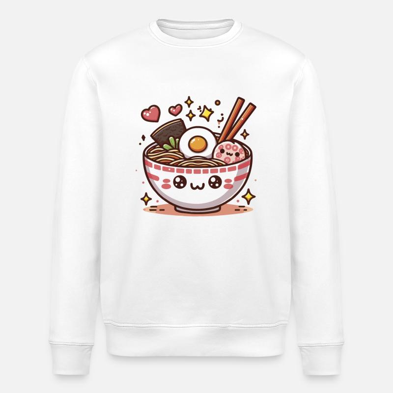 Mignon Kawaii Ramen Foodie - Sweat bio ROLLER Stanley/Stella Unisexe - blanc