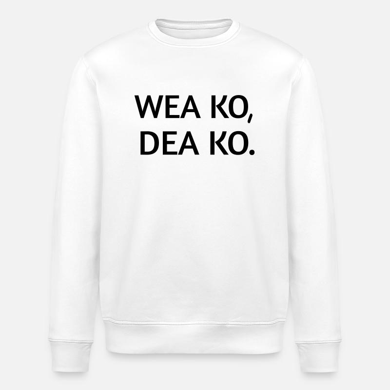 Wea ko dea ko - Stanley/Stella Unisex Bio-Sweatshirt ROLLER - Weiß