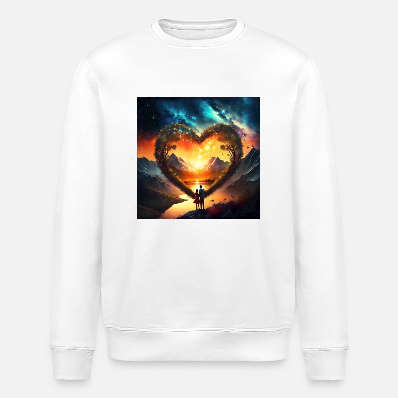 Firefly peace and love - Sweat bio ROLLER Stanley/Stella Unisexe - blanc
