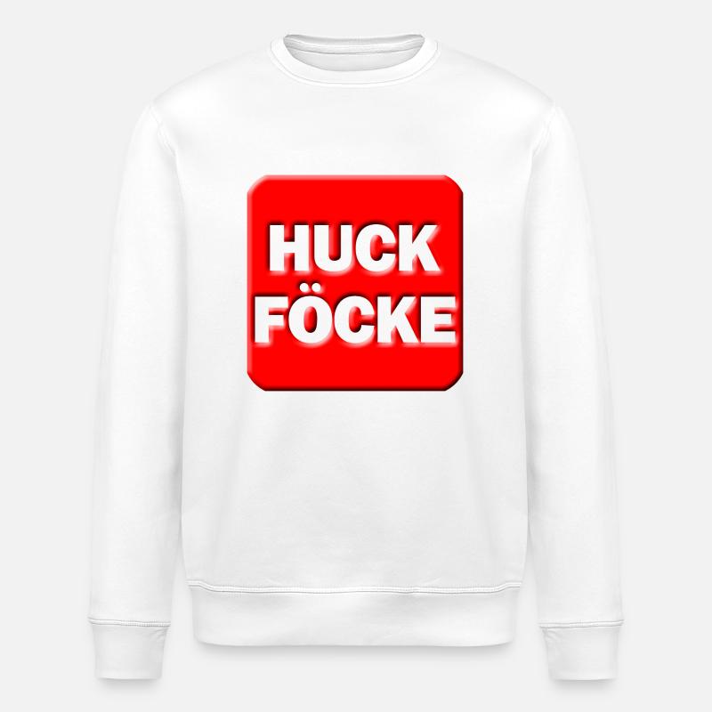 huck föcke red - Stanley/Stella Unisex Bio-Sweatshirt ROLLER - Weiß