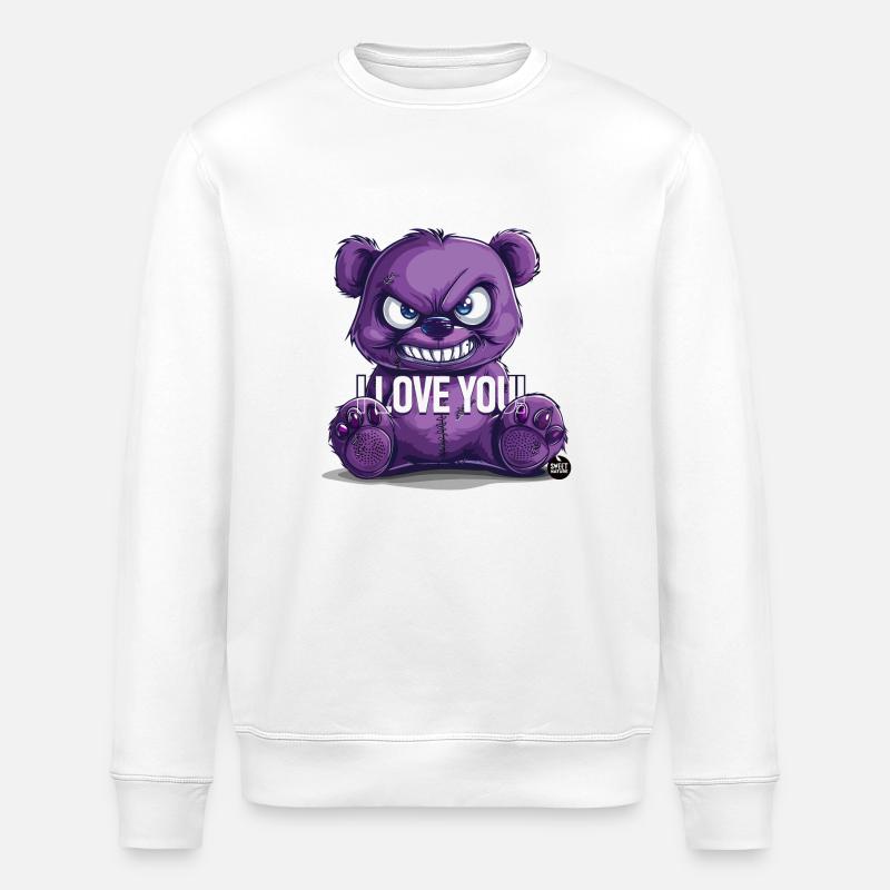 Je t’aime! - Sweat bio ROLLER Stanley/Stella Unisexe - blanc
