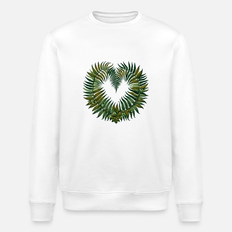 Fougères - Sweat bio ROLLER Stanley/Stella Unisexe - blanc