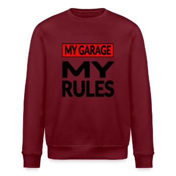 Garage - Stanley/Stella ROLLER Unisex Organic Sweatshirt - white - Front - Nik (191cm)