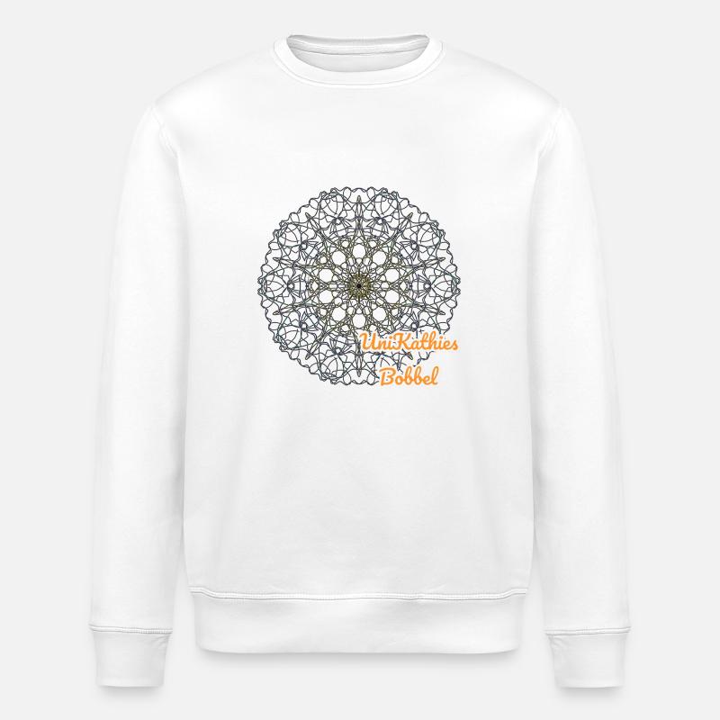 Unikathies Mandala - Stanley/Stella Unisex Bio-Sweatshirt ROLLER - Weiß