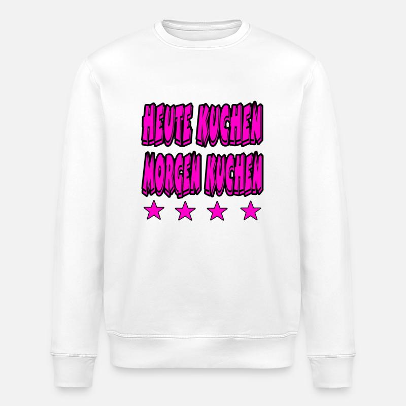 Kuchen - Stanley/Stella Unisex Bio-Sweatshirt ROLLER - Weiß