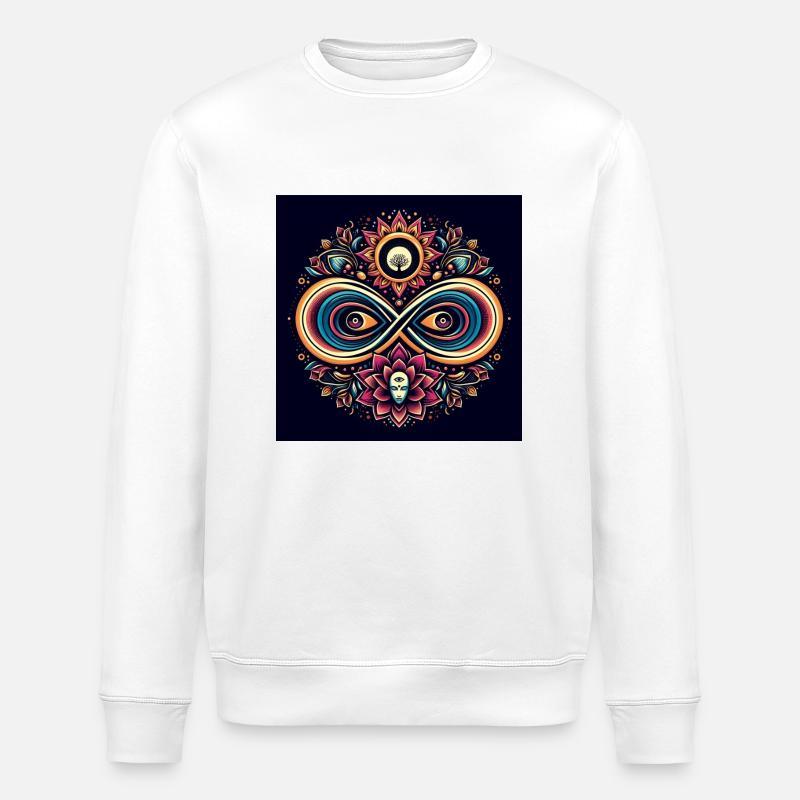 mandala220324 - Sweat bio ROLLER Stanley/Stella Unisexe - blanc