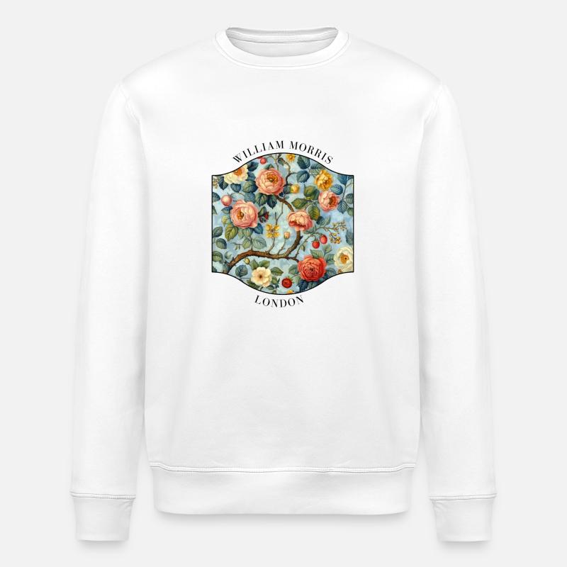 William Morris - Sweat bio ROLLER Stanley/Stella Unisexe - blanc