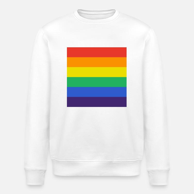 Platz der LGBT-Passion - Stanley/Stella Unisex Bio-Sweatshirt ROLLER - Weiß
