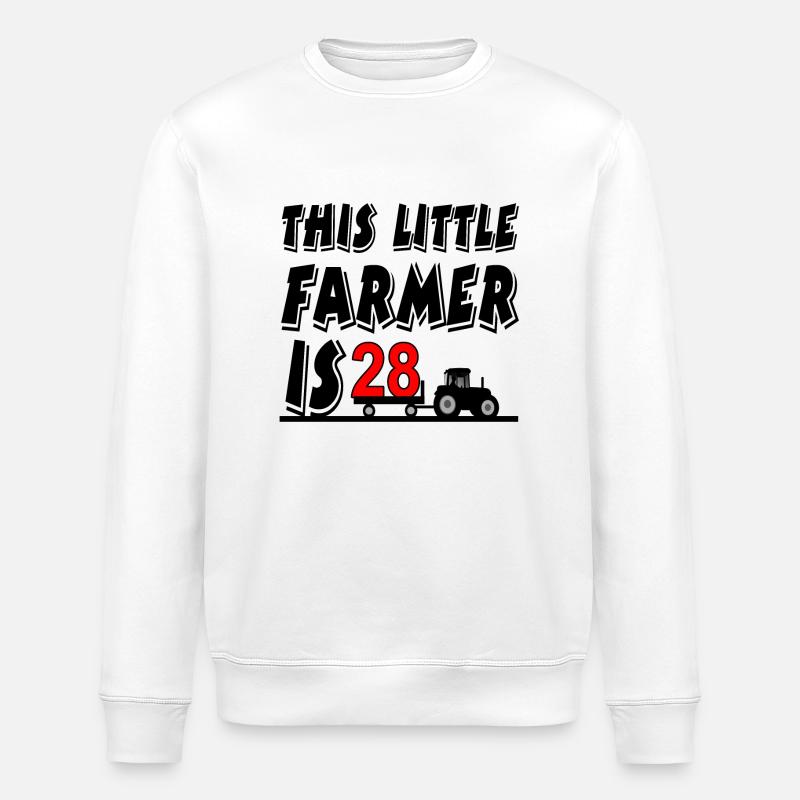 Farmer - Stanley/Stella ROLLER Unisex Organic Sweatshirt - white