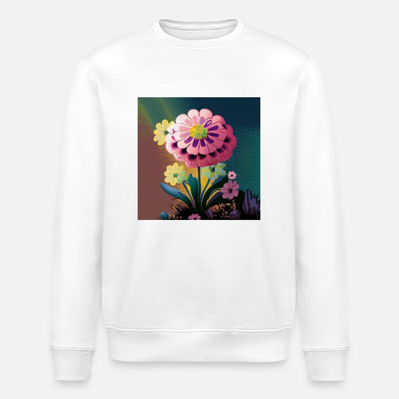 Magical sunset magic - Stanley/Stella ROLLER Unisex Organic Sweatshirt - white