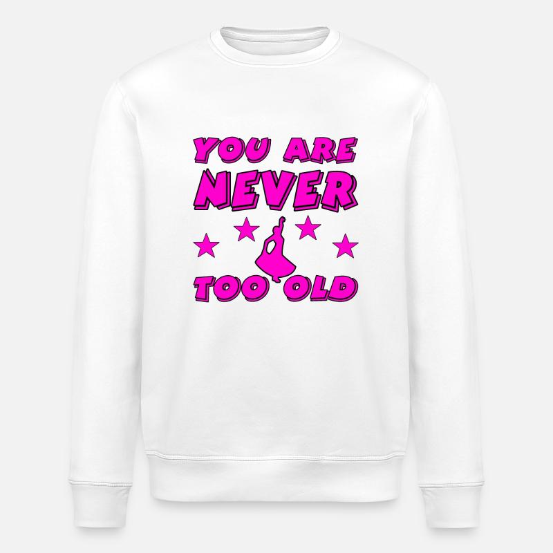 Danser - Sweat bio ROLLER Stanley/Stella Unisexe - blanc