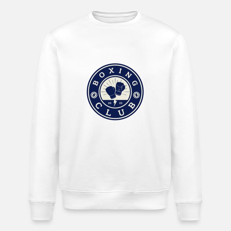 club de boxe - Sweat bio ROLLER Stanley/Stella Unisexe - blanc