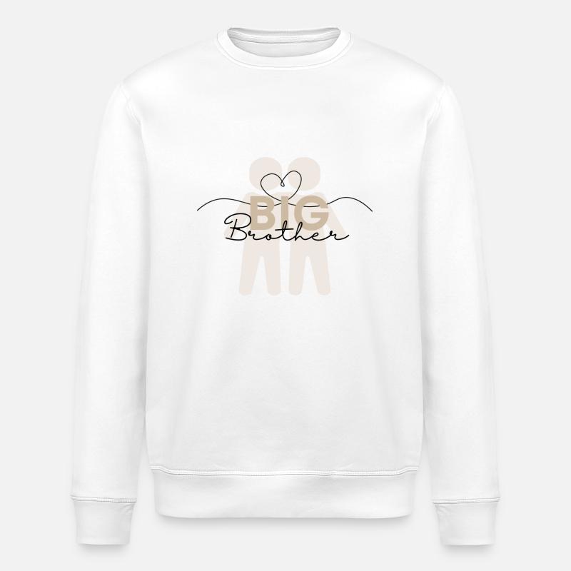 Siblings - Bruder Design - Stanley/Stella ROLLER Unisex Organic Sweatshirt - white