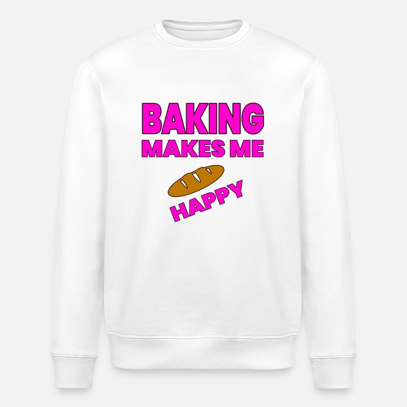 Backen - Stanley/Stella Unisex Bio-Sweatshirt ROLLER - Weiß