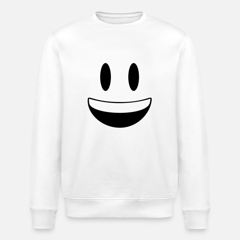 Lächeln - Stanley/Stella Unisex Bio-Sweatshirt ROLLER - Weiß