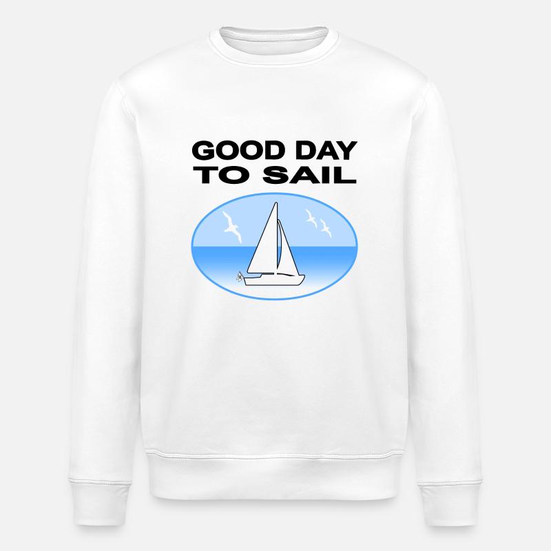 Sail - Stanley/Stella ROLLER Unisex Organic Sweatshirt - white