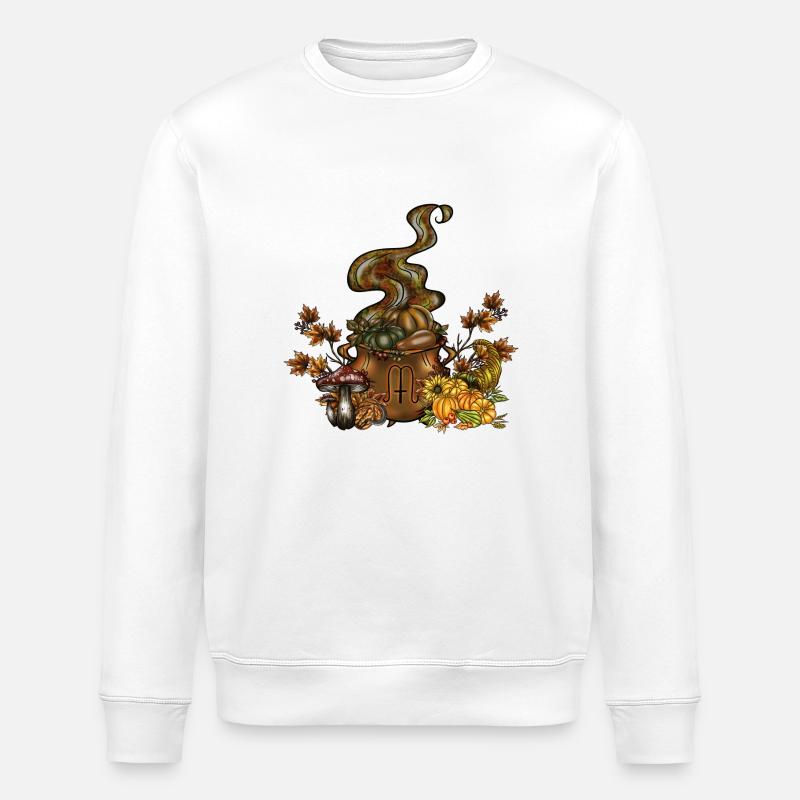 Chaudron Mabon - Sweat bio ROLLER Stanley/Stella Unisexe - blanc