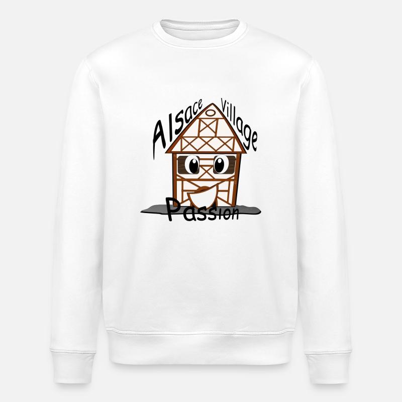 Maison Alsacienne - Sweat bio ROLLER Stanley/Stella Unisexe - blanc