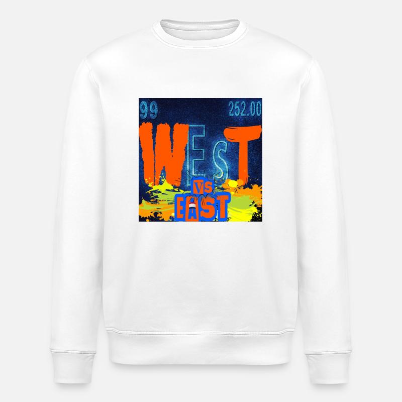 WEST VS EAST CHEMISTRY - Sweat bio ROLLER Stanley/Stella Unisexe - blanc