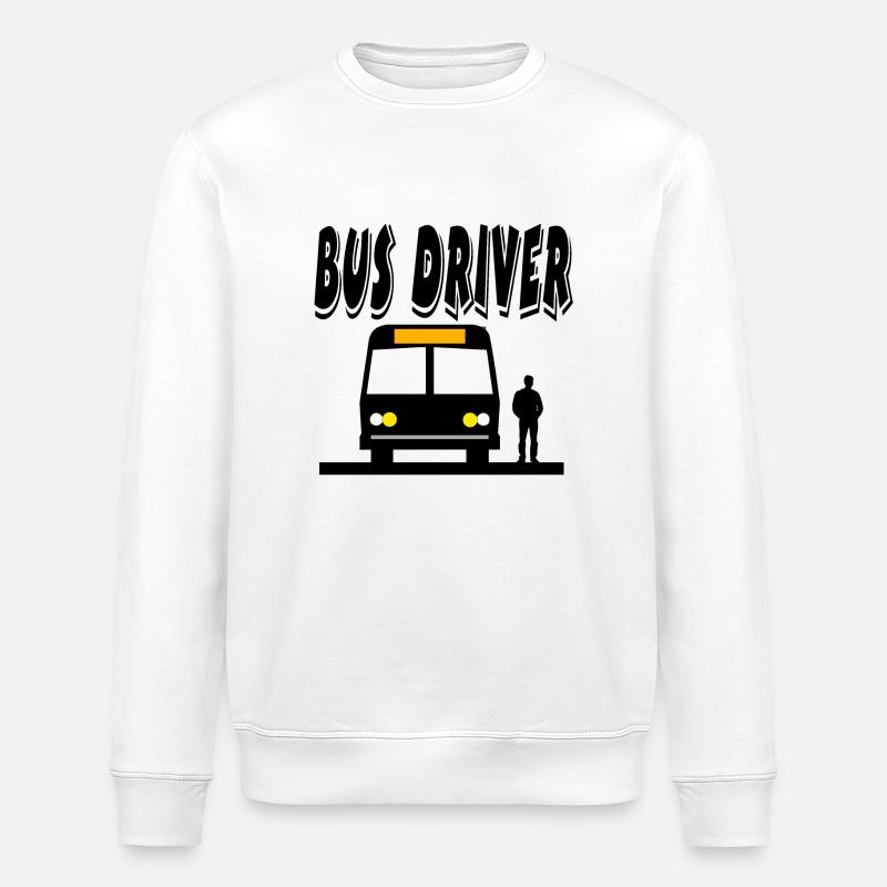 bus - Sweat bio ROLLER Stanley/Stella Unisexe - blanc