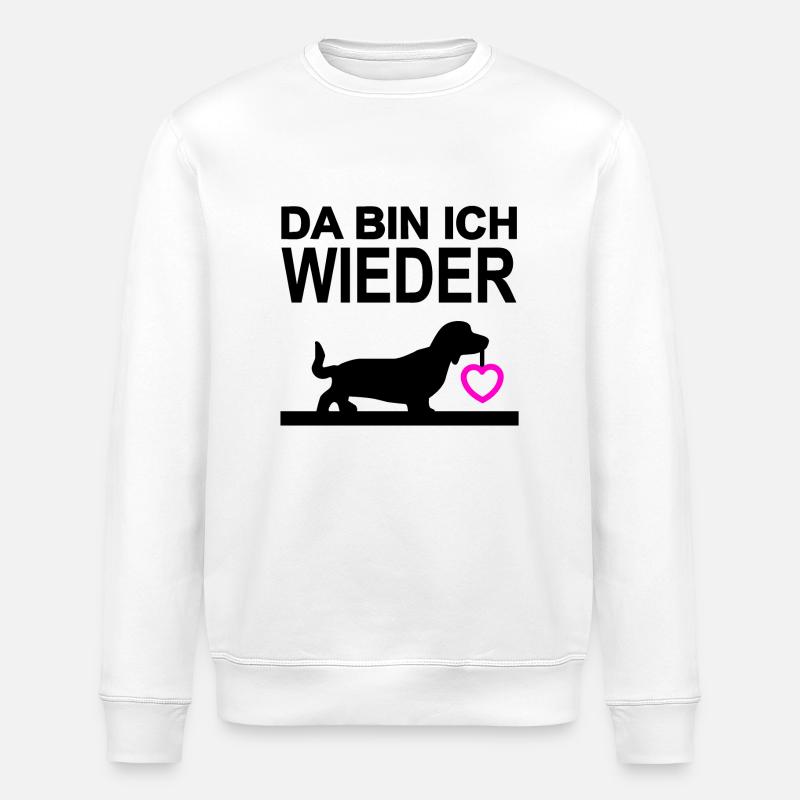 Teckel - Sweat bio ROLLER Stanley/Stella Unisexe - blanc