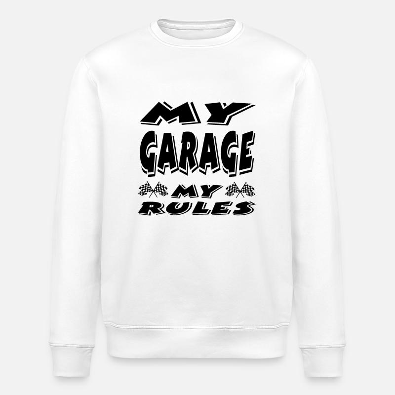 Garage - Sweat bio ROLLER Stanley/Stella Unisexe - blanc
